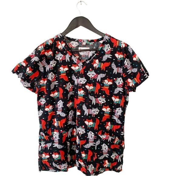 Scrub Tops *Lot of 5* Patterned Medical Scrubs - Picture 10 of 10